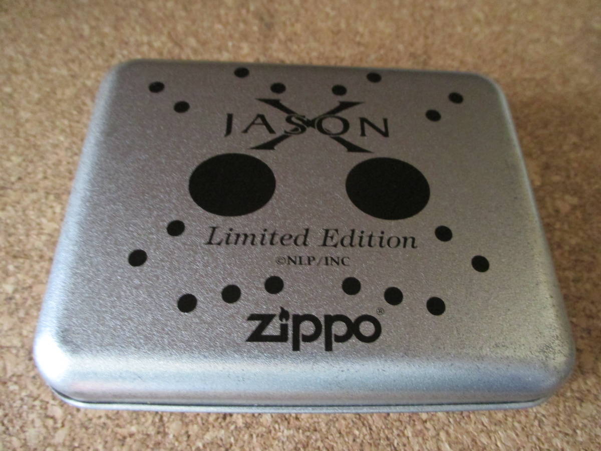 ZIPPO 『FRIDAY THE 13TH Jason 13日の金曜日 ジェイソン 限定品』2001年11月製造 スプラッターホラー オイルライター ジッポー 廃版激レア_画像1