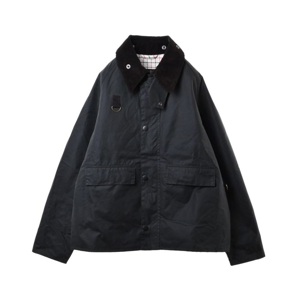 Barbour SPAY ワックス スペイ ジャケット L ダークグリーン バーブァー KL4BUAKS27_画像1