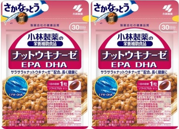 30日分×2袋　 小林製薬 ナットウキナーゼ・EPA・DHA_画像1