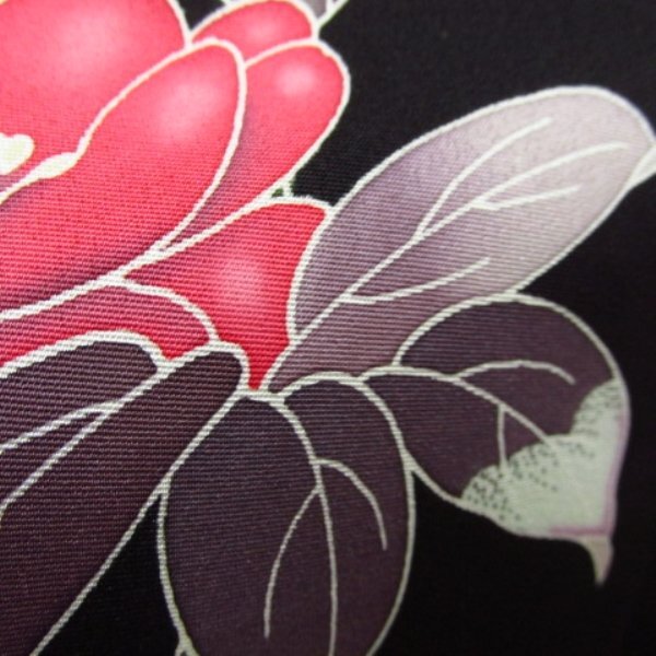 * kimono 10* 1 jpy silk feather woven .... length 75cm.63cm [ including in a package possible ] **