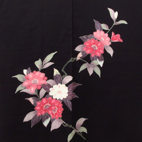 * kimono 10* 1 jpy silk feather woven .... length 75cm.63cm [ including in a package possible ] **