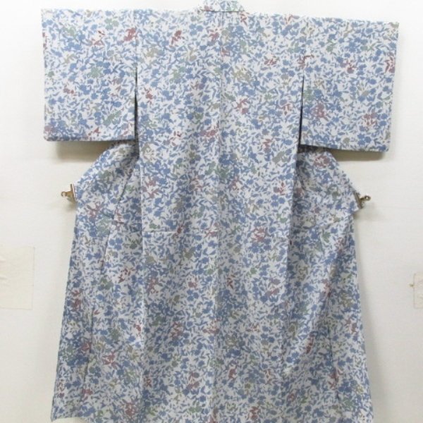* kimono 10* 1 jpy .. fine pattern single . length 163cm.66.5cm [ including in a package possible ] **