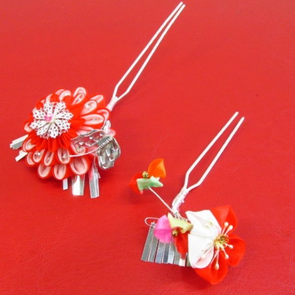 * kimono 10* 1 jpy knob skill flower ornamental hairpin etc. hair ornament together kimono small articles [ including in a package possible ] **