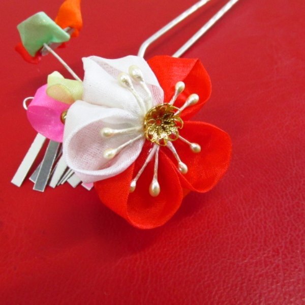 * kimono 10* 1 jpy knob skill flower ornamental hairpin etc. hair ornament together kimono small articles [ including in a package possible ] **