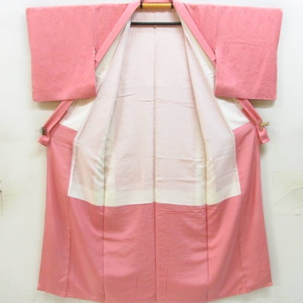 * кимоно 10* 1 иен шелк однотонная ткань .. цветок style один .. длина 162cm.65cm [ включение в покупку возможно ] *