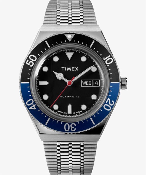 TIMEX M79 オートマチック ブラック x ブルー 【自動巻き】tw2u29500 定価¥38.500- 新品未使用品 送料無料の画像2