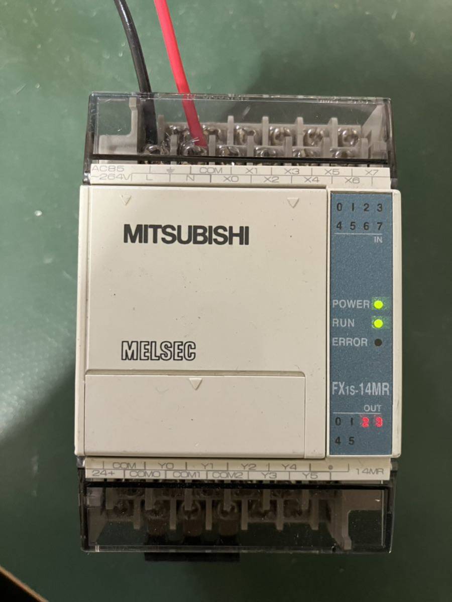 MITSUBISHI　MELSEC　FX1S-20MT　◆通電確認済◆【中古品】_画像1