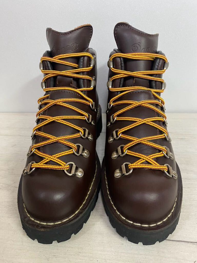 使用僅か美品★白タグDANNER ダナー30520Xマウンテンライト ゴアテックス US6.5EE (24.5〜25.0)濃茶30866_画像3