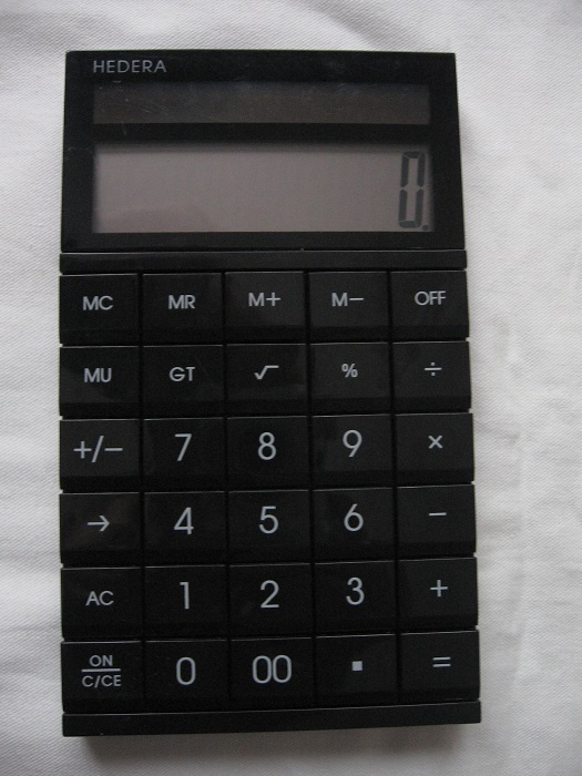 Tsutaya Original Hedera Calculator 10 цифр подтверждение