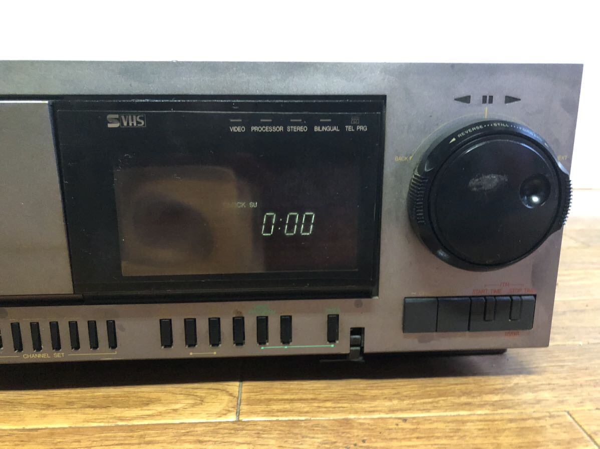VICTOR ビクター S-VHS Hi-Fi カセットレコーダー HR-S10000 ジャンク_画像2