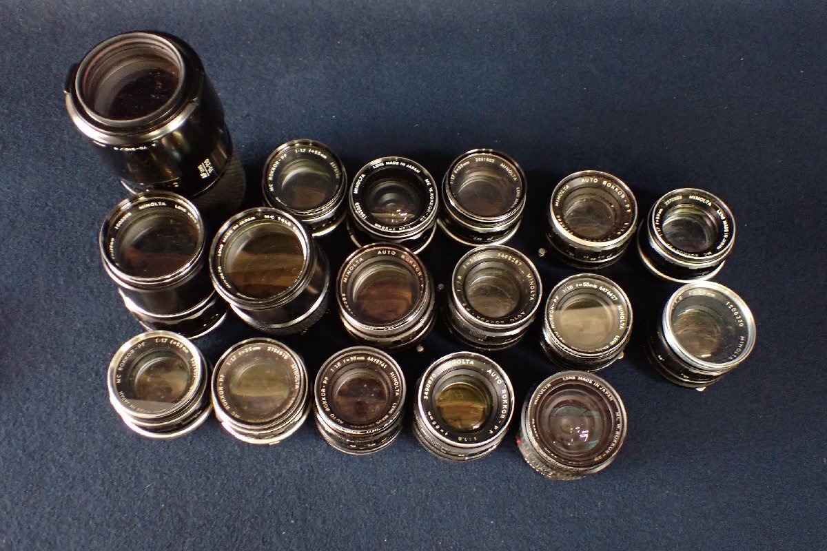 *032753 Minolta MINOLTA camera lens large amount together junk *