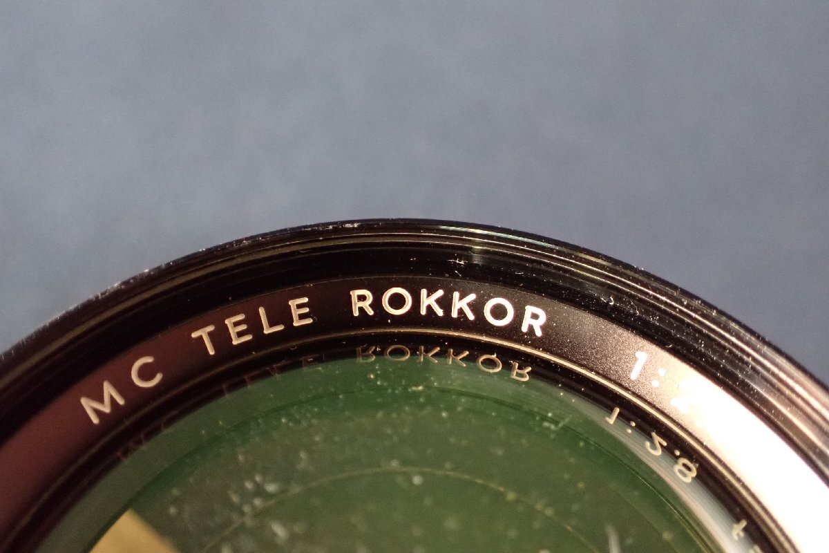 ★032748 ミノルタ MINOLTA MC TELE ROKKOR F2.8 135mm カメラレンズ ジャンク品★の画像2