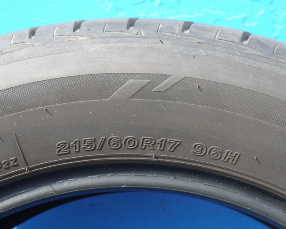 ブリヂストン　LUFT RV2　215/60R17　タイヤ　4本セット_画像3