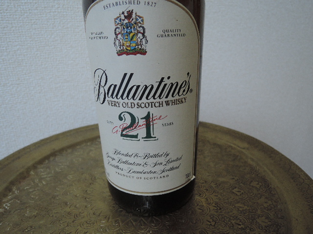 【未開封品・古酒】 Ballantines バランタイン21年/700ml 43%/スコッチウィスキー_画像2