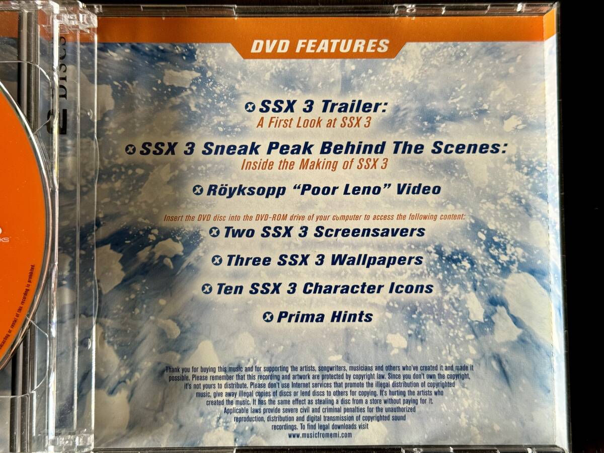SSX3 MUSIC CD DVD付き 2 DISC盤 美品の画像4