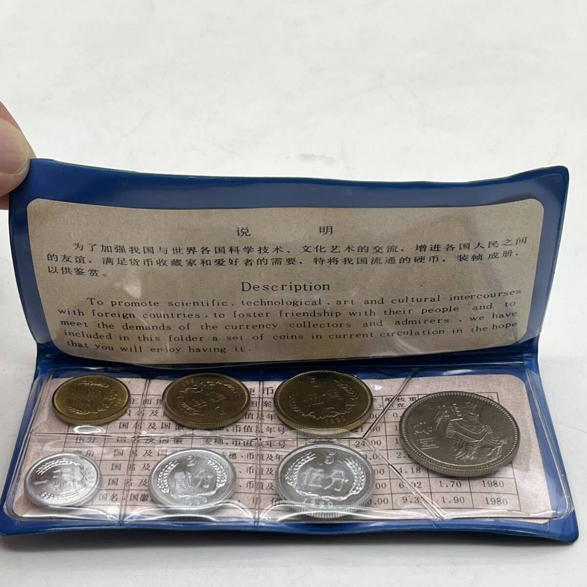 1980年　中国 貨幣 硬貨 ミント CHINA コイン _画像7