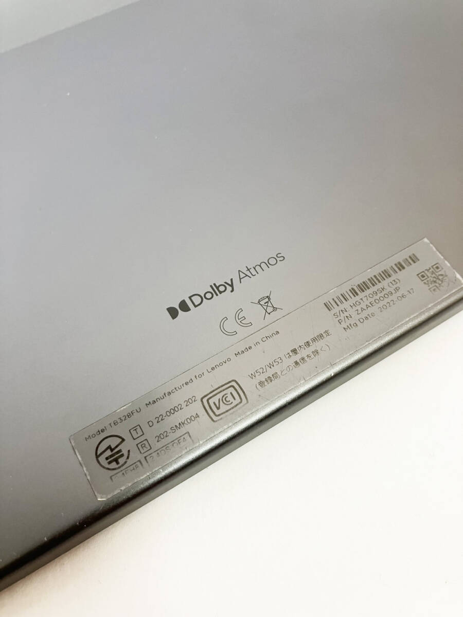 【送料無料】Lenovo Tab M10 (3rd Gen) 10.1インチ 4GB+64GB Wi-Fiモデル ZAAE0009JP TB328FU タブレット　※画面割れ有_画像6