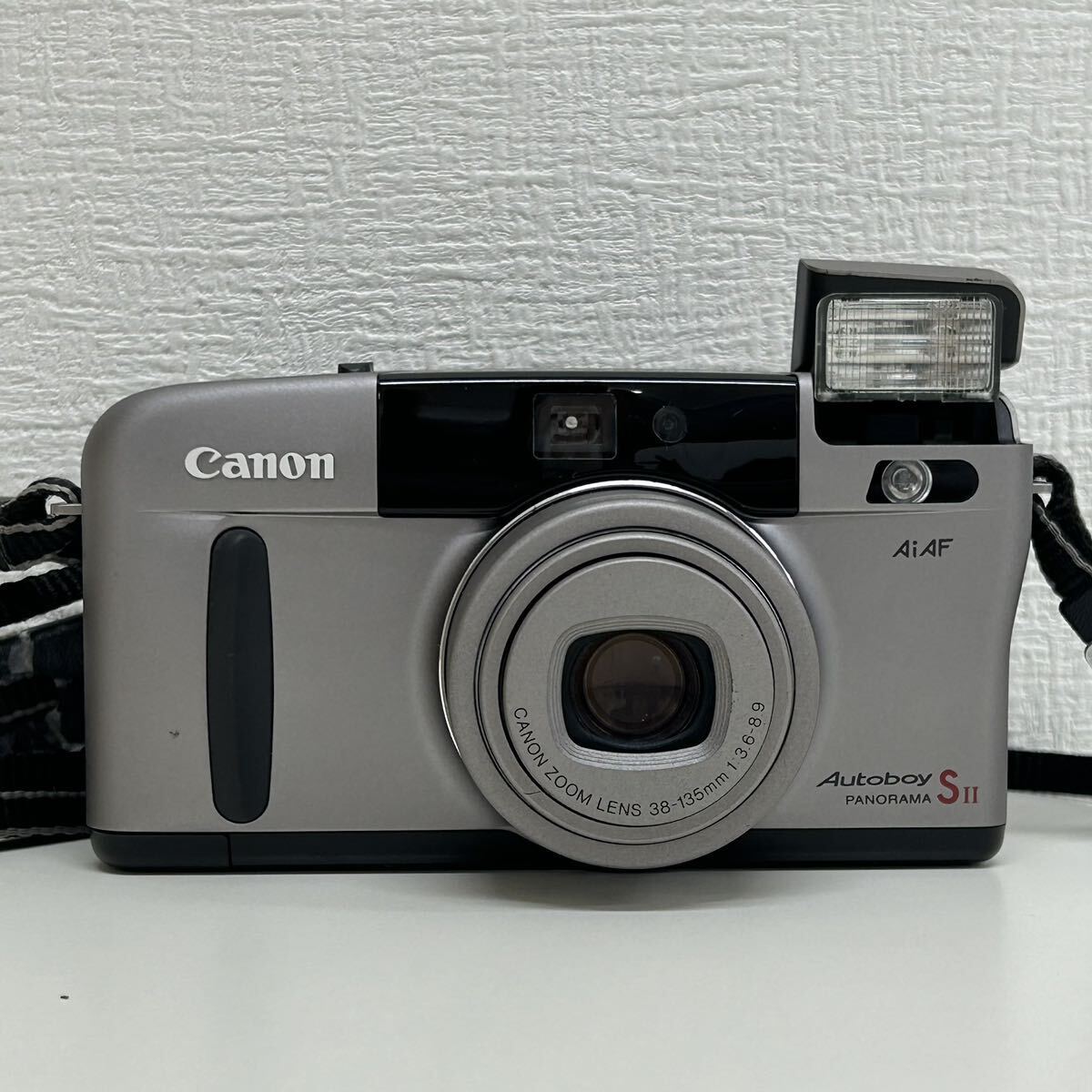 1円〜　Canon Autoboy SⅡ PANORAMA 38-135mm 1:3.6-8.9 コンパクトカメラ フィルムカメラ キャノン キヤノン オートボーイ S2 通電確認済_画像1