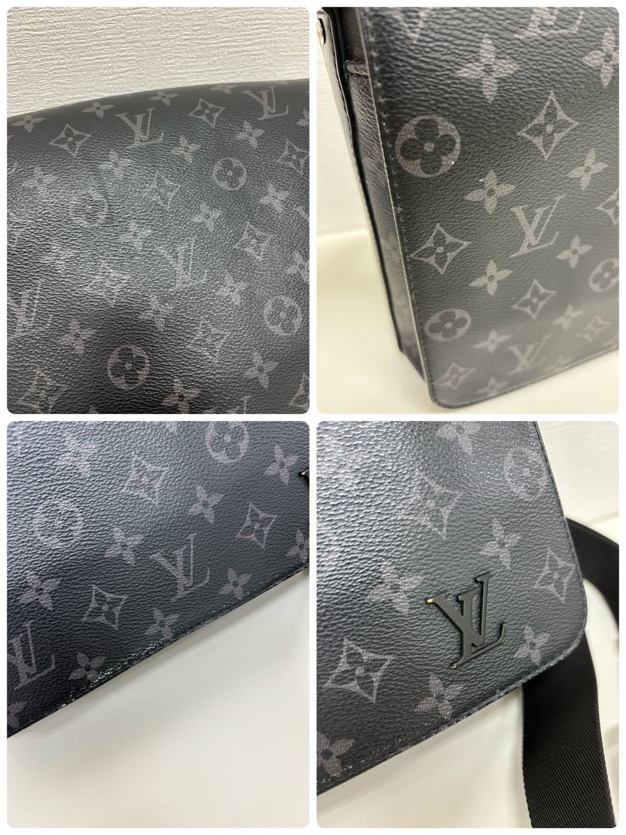 ルイヴィトン LOUIS VUITTON ショルダーバッグ M46255 ディストリクトPMNV3 モノグラム エクリプス メンズ 斜め掛け_画像6