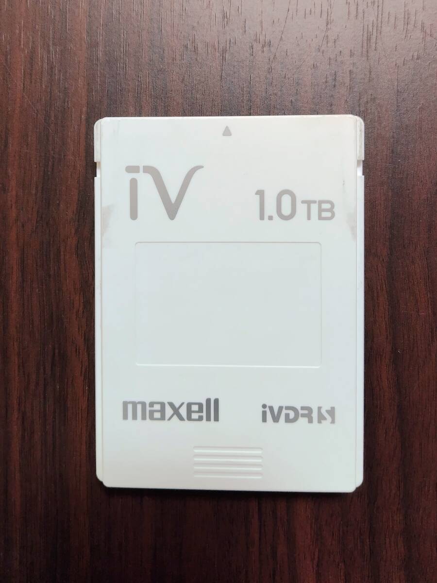 Maxellマクセル iVDR-S カセットHDD 1TB　（白）_画像1