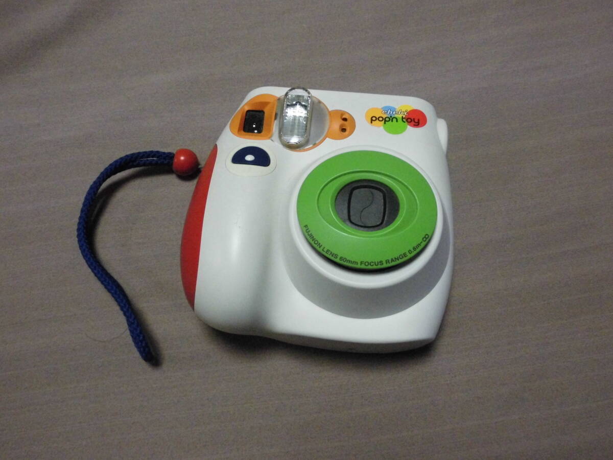 FUJIFILM　カメラ　チェキ　popn toy　instax mini 7 　動作確認済_画像1