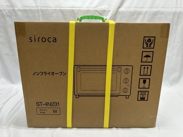 siroca シロカ ノンフライオーブン ホワイト ST-4N231 オーブントースター 未使用 買取品の画像1