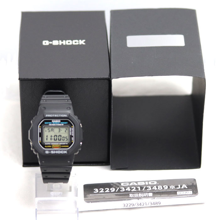 CASIO カシオ G-SHOCK　5600 SERIES 腕時計 電池式 DW-5600E-1 メンズ 中古 美品_画像7