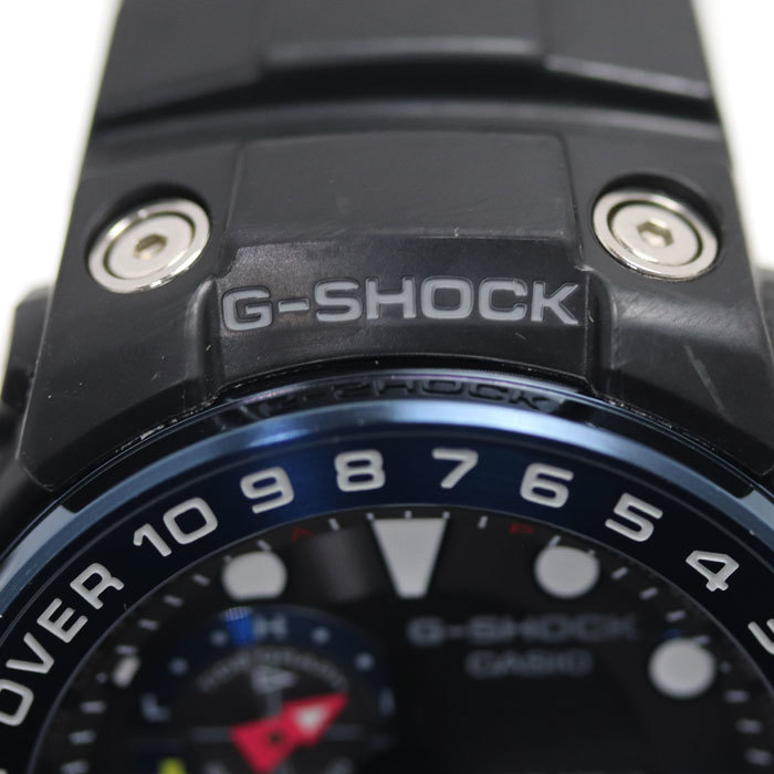 CASIO カシオ G-SHOCK ガルフマスター 電波 腕時計 ソーラー GWN-1000B-1BJF メンズ 中古_画像9