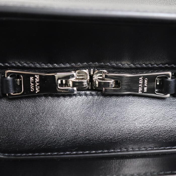 PRADA プラダ サフィアーノキュイール トートバッグ ブラック 1BG284 2ERX F0002 レディース 中古 美品_画像5