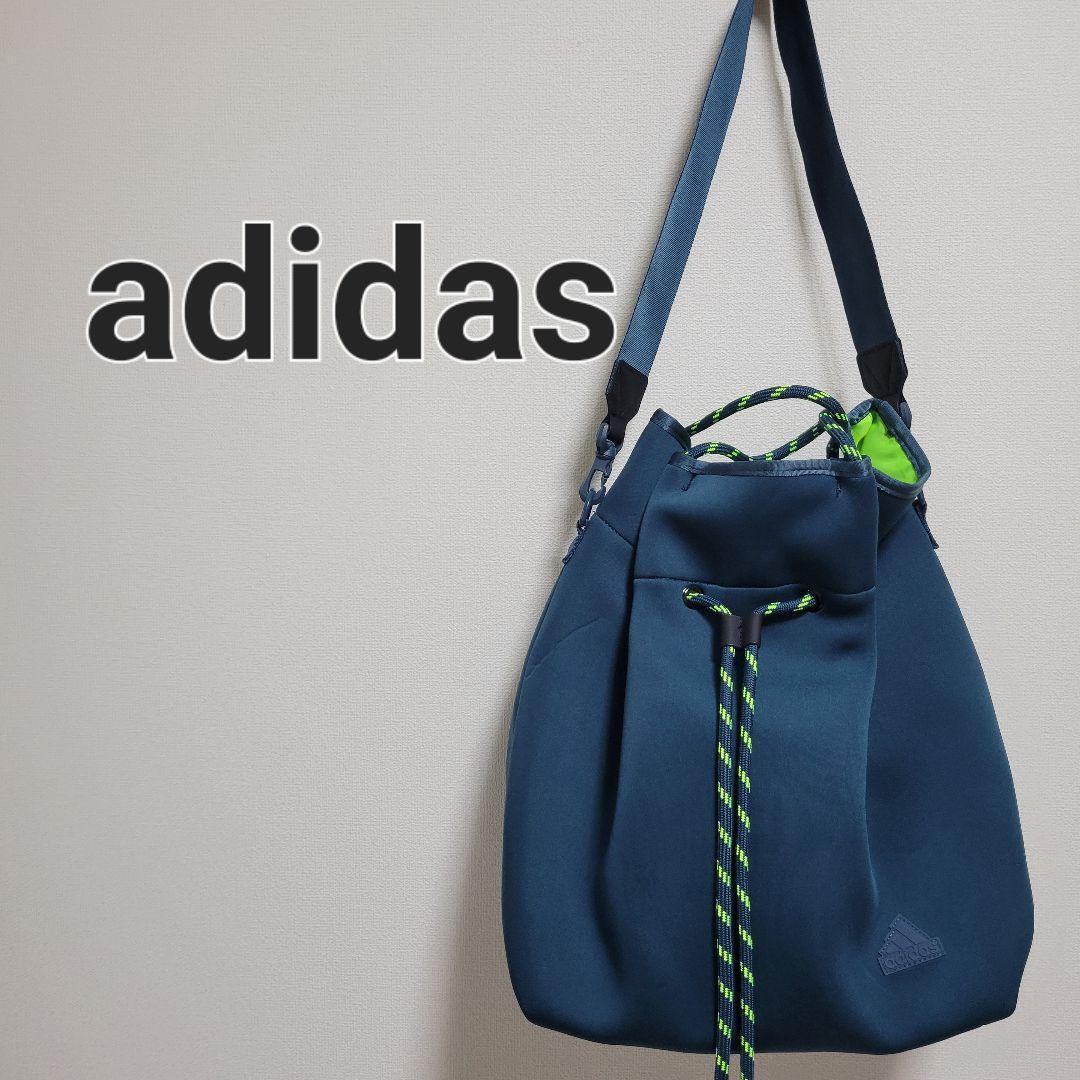 【美品】adidas アディダス フェイバリット トートバッグ ショルダーバッグ_画像1