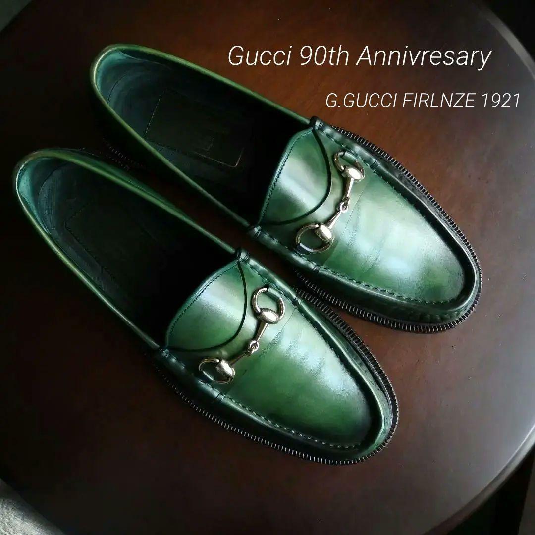 GUCCI/グッチ/HORSEBIT LOAFERS/ホースビットローファー/90周年記念/1921コレクション/G.GUCCI FIRLNZE 1921 /size：7_画像1