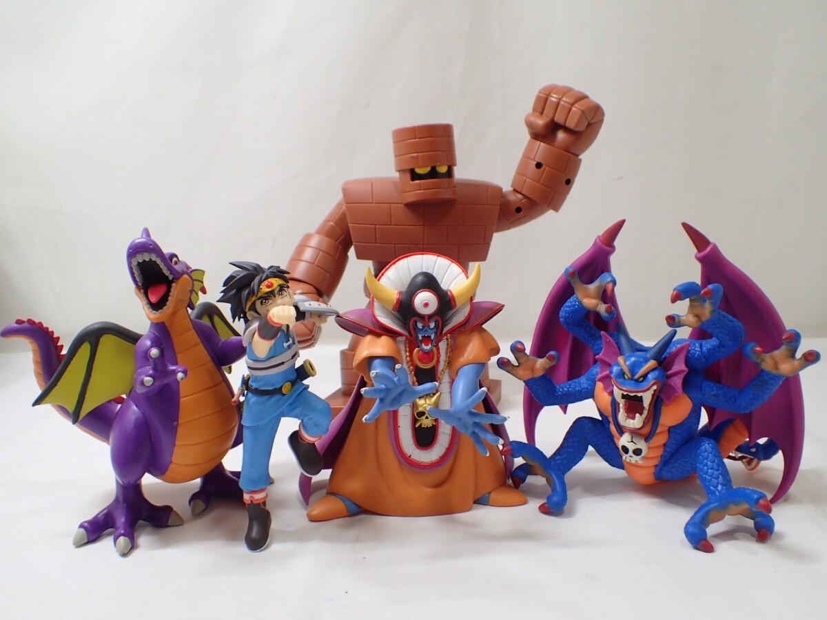 k4550 / Dragon Quest series Monstar figure large zo-ma..... dragon .sido-go- Lem 5 body together set present condition goods 