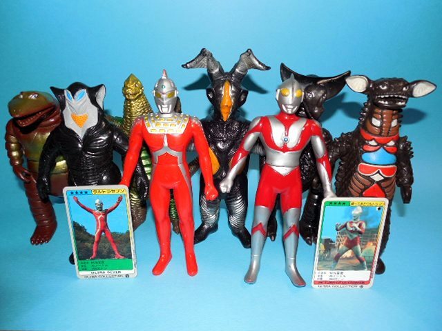 初版 バンダイ ウルトラコレクション ウルトラマン ウルトラセブン ゴモラ ゼットン 1983 硬質ソフビ 日本製 ウルトラ怪獣シリーズ s_i