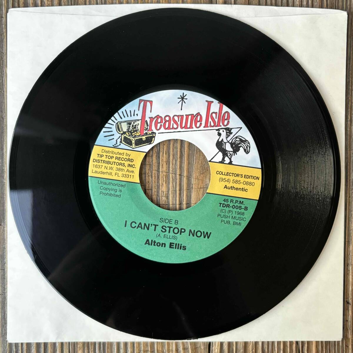 ★美盤！鉄板！名曲！代表曲！MUST！【Alton Ellis - Why Birds Follow Spring / I Can't Stop Now】7inch Treasure Isle US Reissueの画像4