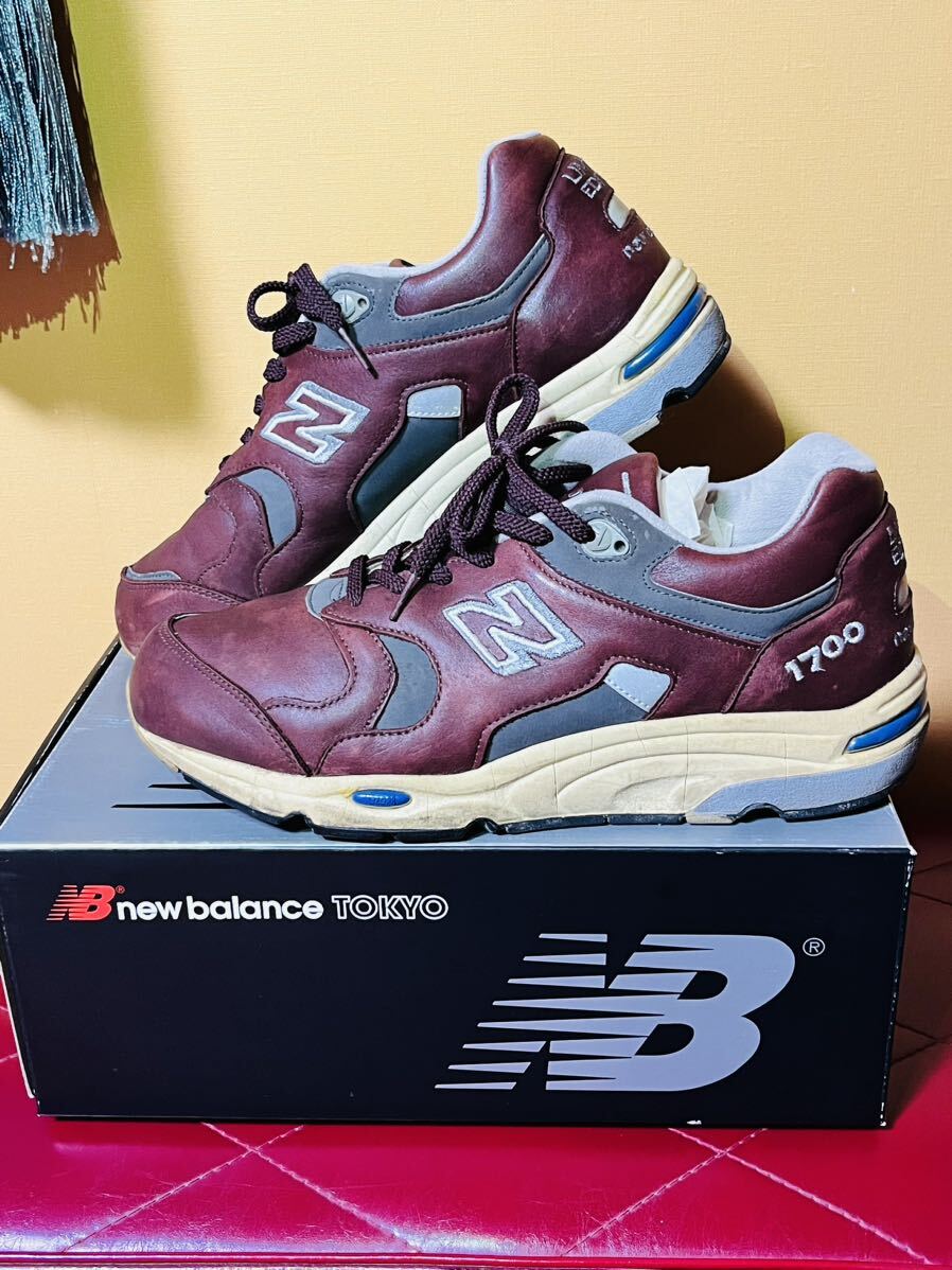 new balance ニューバランス M1700UK MADE IN ENGLAND イングランド製 東京限定モデル ダークブラウン 27.5cmの画像4