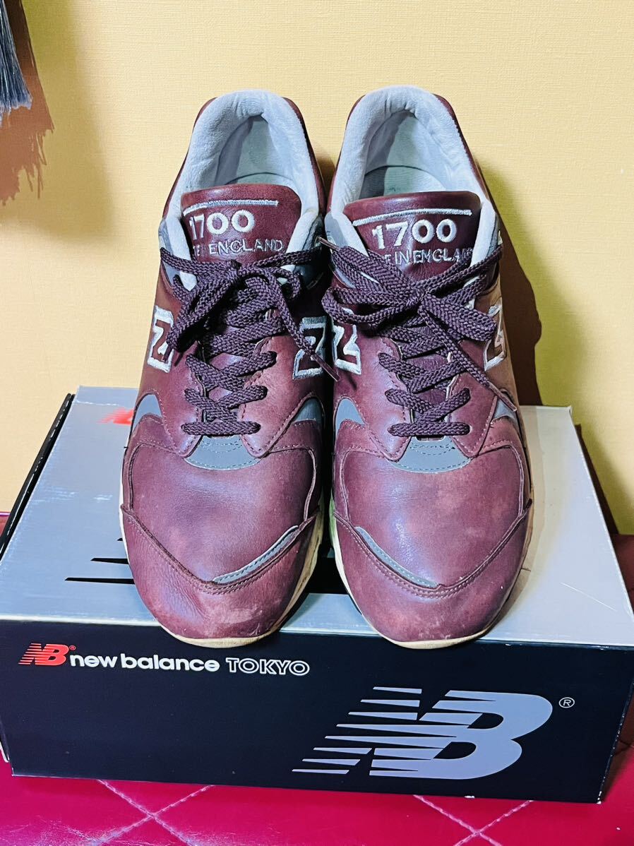 new balance ニューバランス M1700UK MADE IN ENGLAND イングランド製 東京限定モデル ダークブラウン 27.5cmの画像3