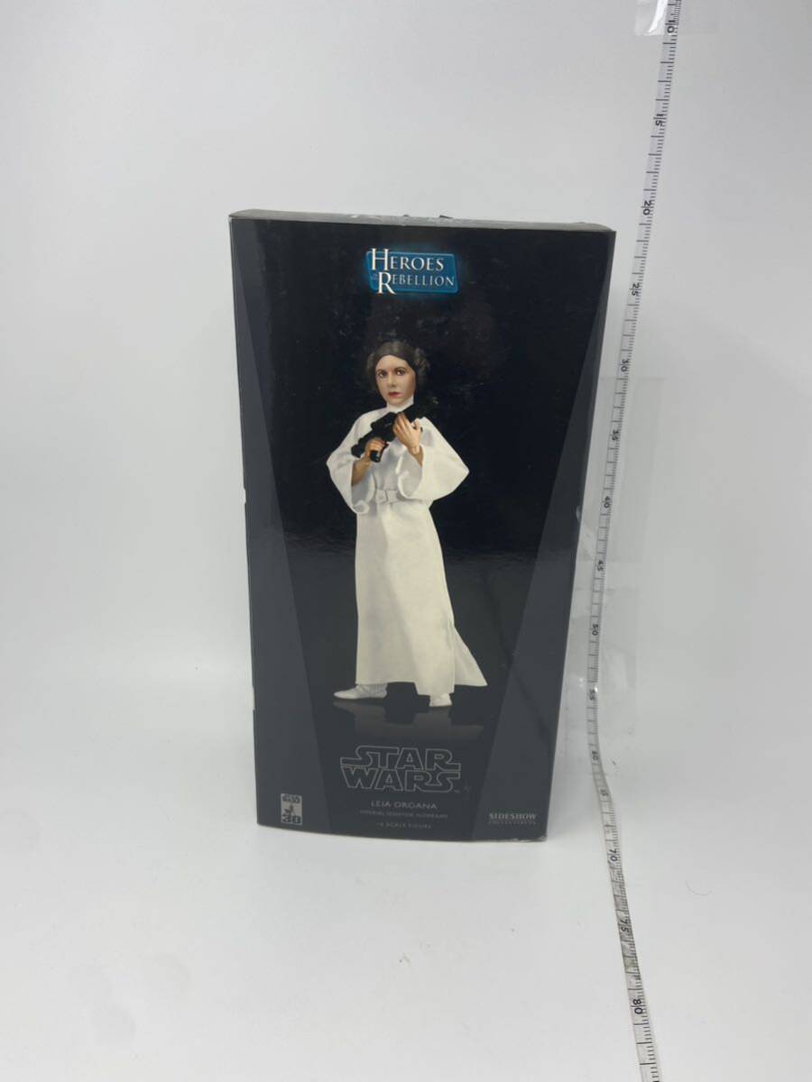 中古 サイドショウ ヒーローズ・オブ・リベリオン 1/6 スター・ウォーズ プリンセス・レイア ※左手破損有り 現状品の画像1