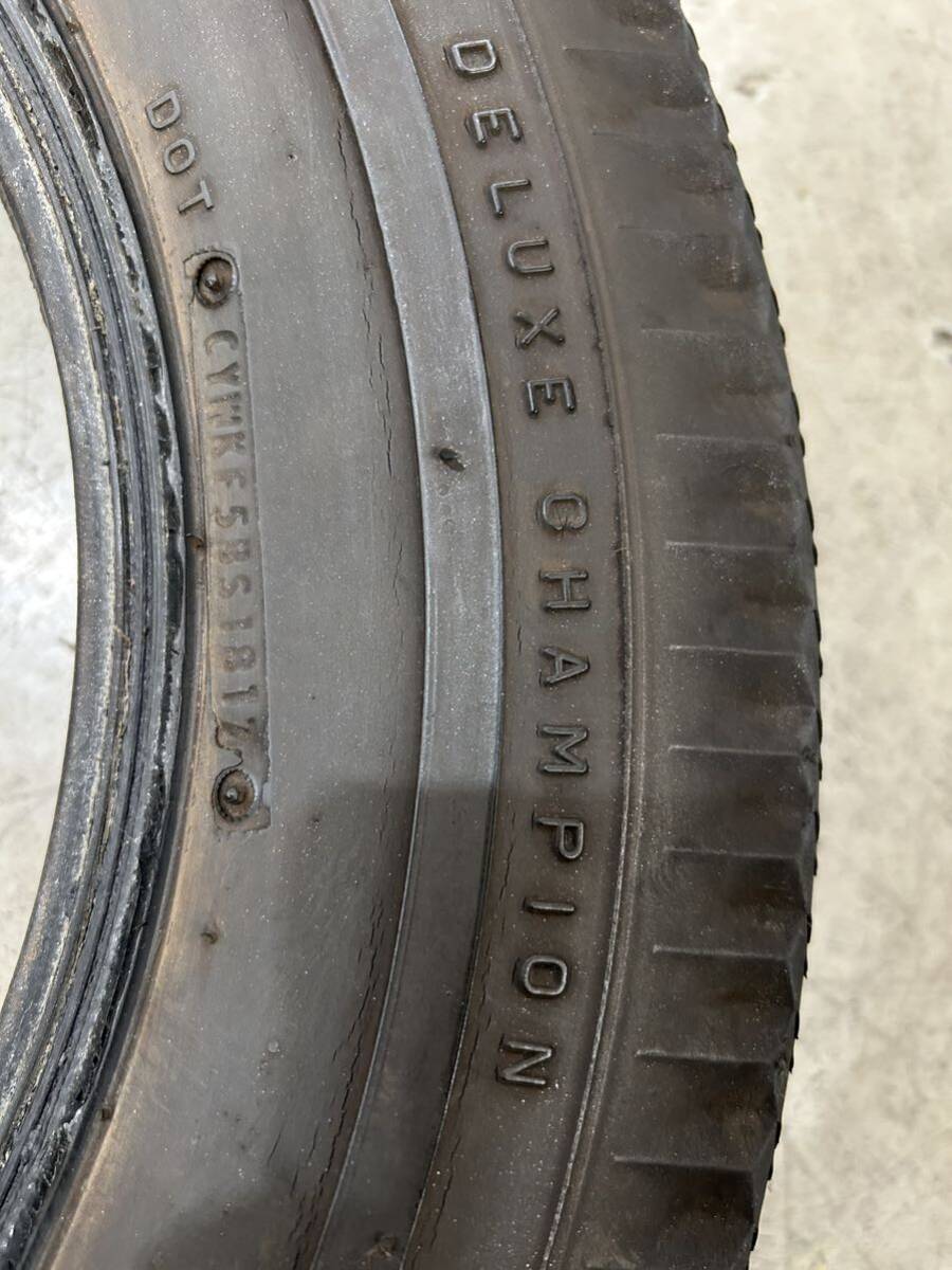 ハーレー チョッパー ショベル パン ナックル ファイヤーストーン 5.00 16 Firestone black wall bias tire 5.00/5.25 x 16 inch の画像6