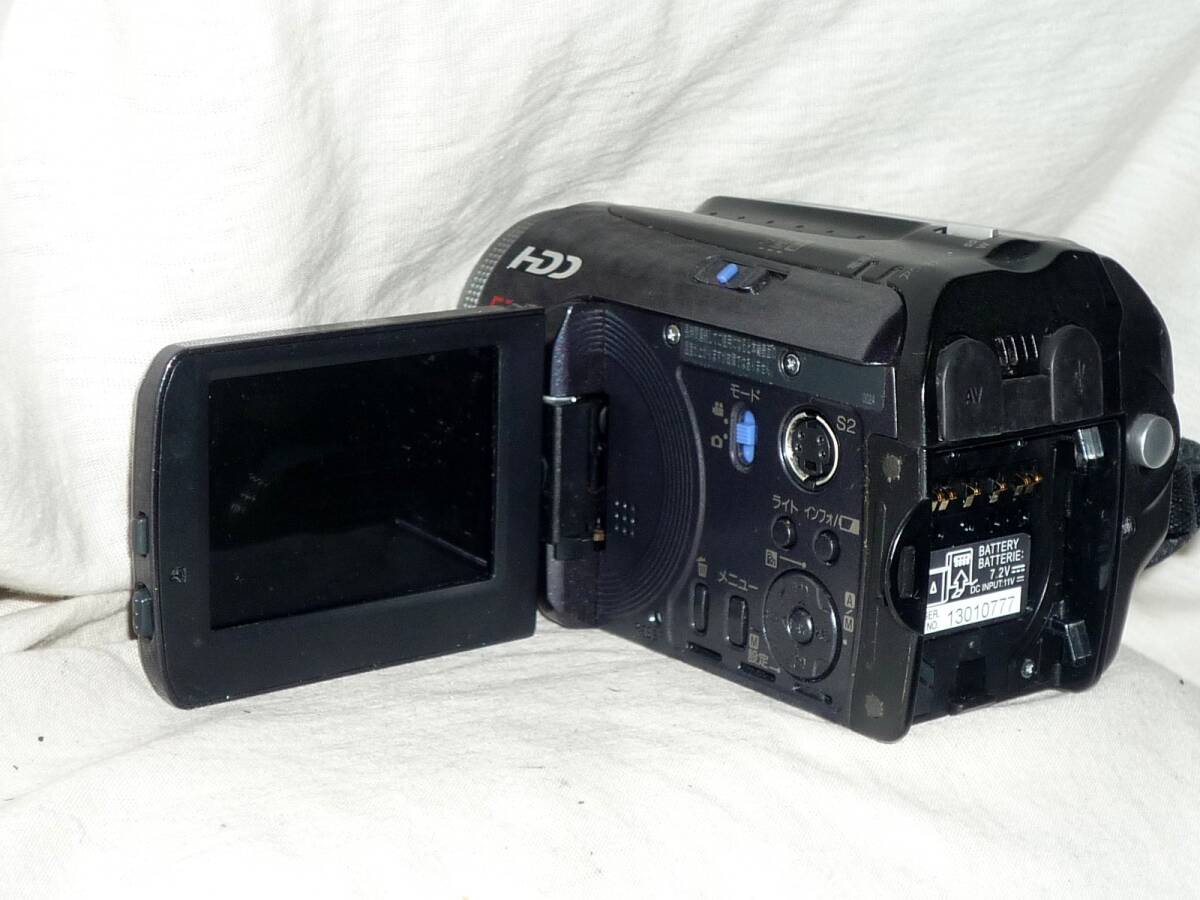 ビクター デジタルビデオカメラ GZ-MG50 (工学15倍。30GBのHDD)動作未確認・附属品なし_画像3