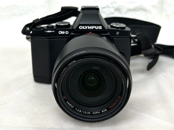 OLYMPUS オリンパス OM-D E-M5 VARIO 1:2.8/12-35 ASPH.Φ58 LUMIX G 通電確認済 カメラ レンズ 中古 fah 3K315_画像2