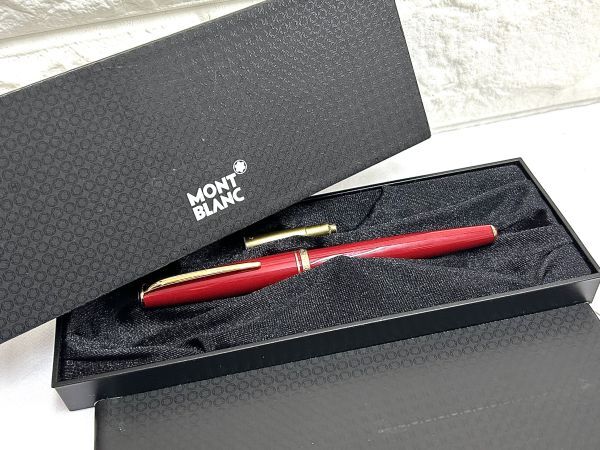 MONTBLANC モンブラン 万年筆 ジェネレーション レッド 赤色 14ｋ 冊子 箱付き fah 4A851K_画像2