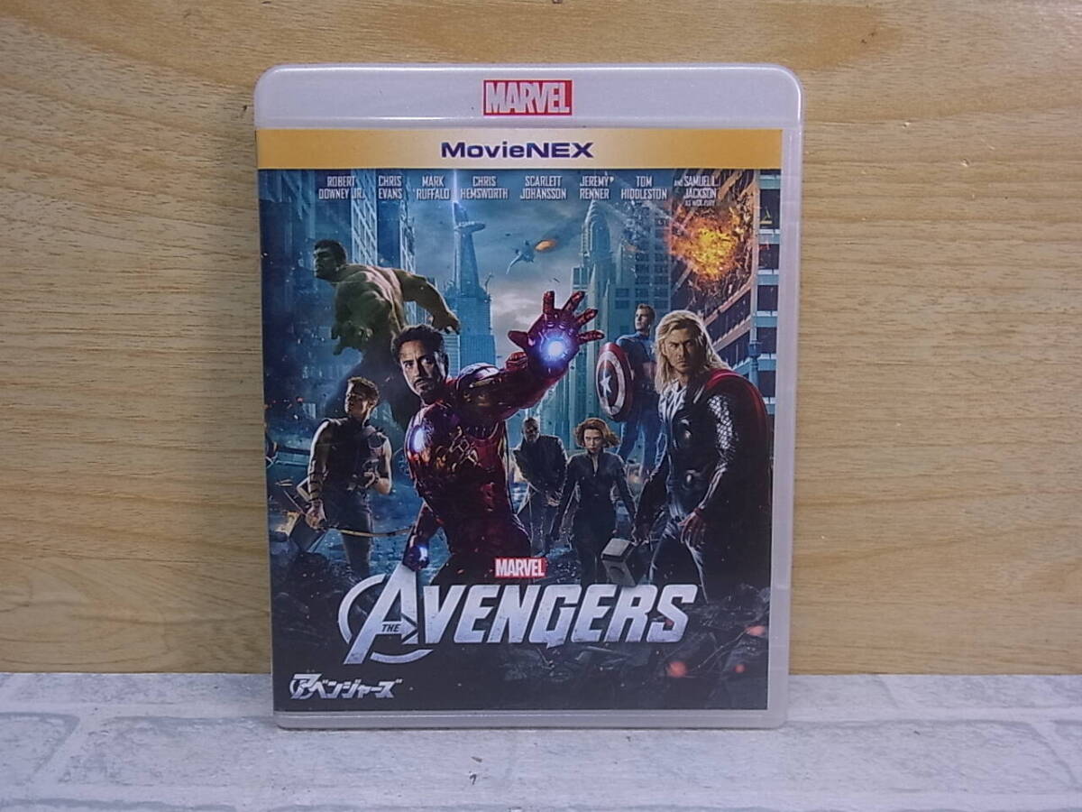 △G/118●洋画Blu-ray☆アベンジャーズ AVENGERS☆ジェレミー・レナー/スカーレット・ヨハン☆Blu-ray+DVD☆中古品_画像1