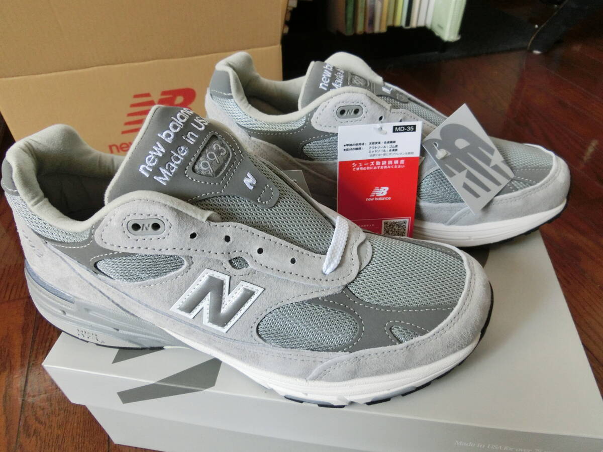 今年3月抽選販売 MR993GL made in U.S.A ニューバランス ジャパン購入 NEW BALANCE 検索用 992 991 990 V1 2 3 4 5 _画像1