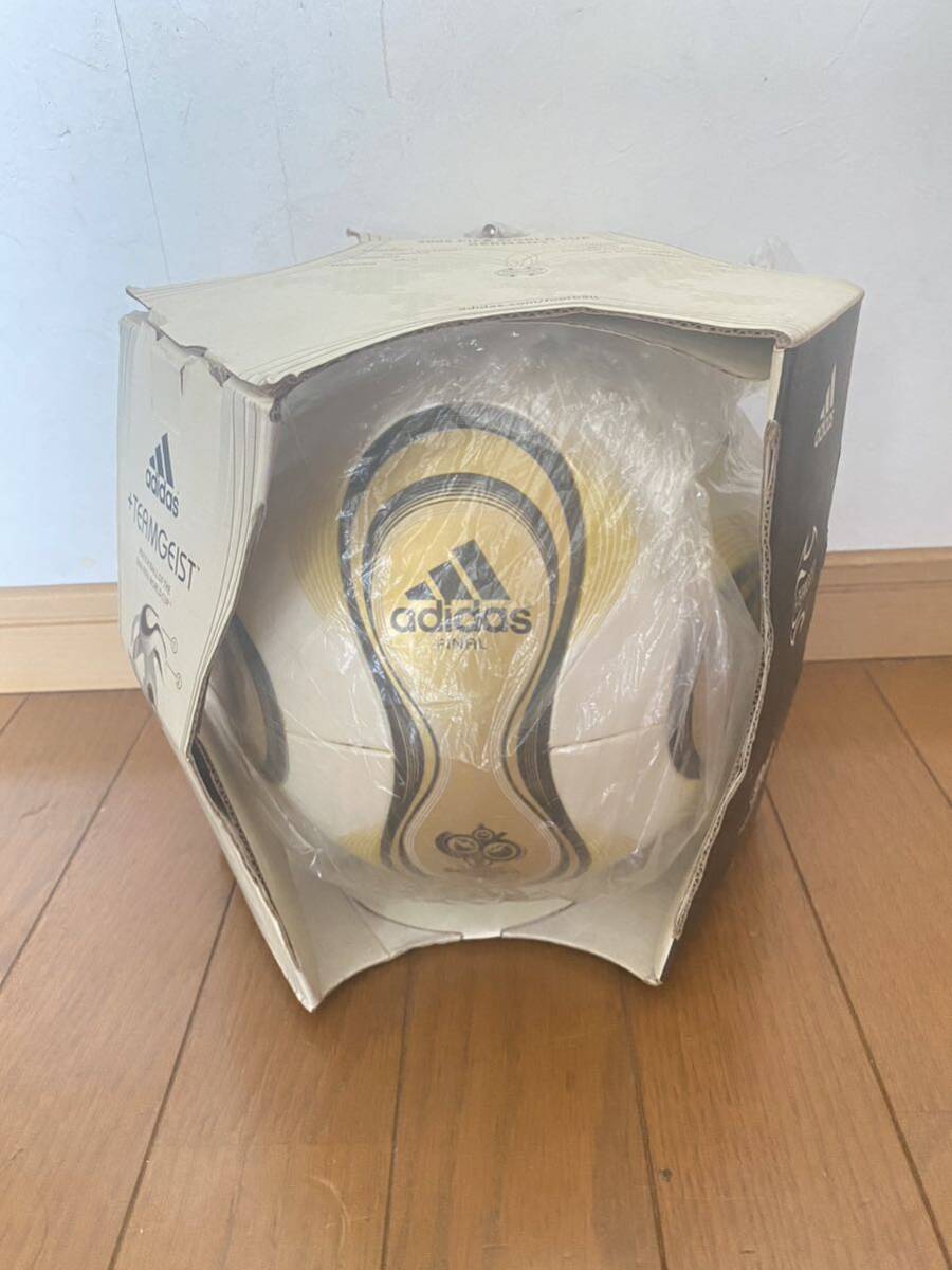 アディダス 2006年 FIFAワールドカップGERMANY公式ボール adidas TEAMGEIST 【1】 サッカーボール W杯 MATCH BALLの画像1