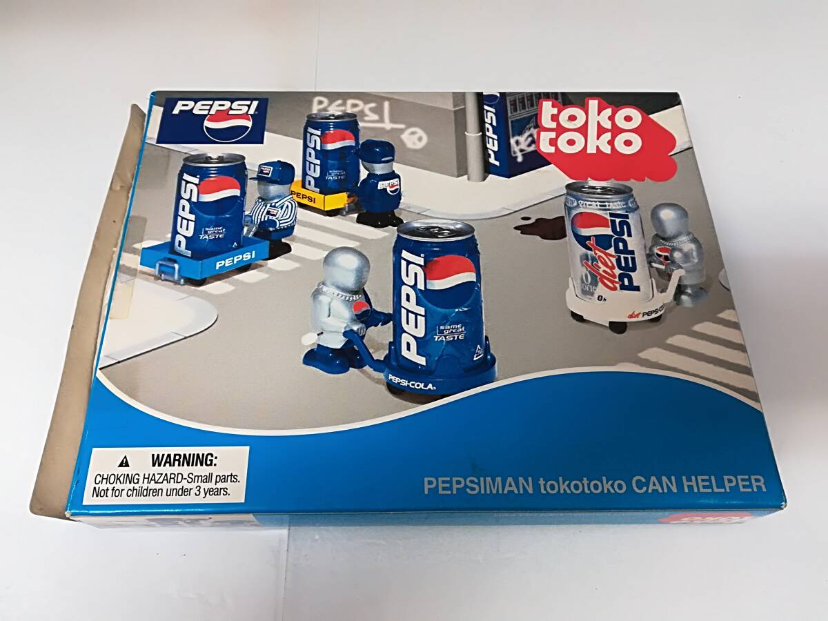 # unused breaking the seal ending Pepsi-Cola PEPSI-COLA Pepsiman tokotoko can helper .... figure postage 350 jpy ~