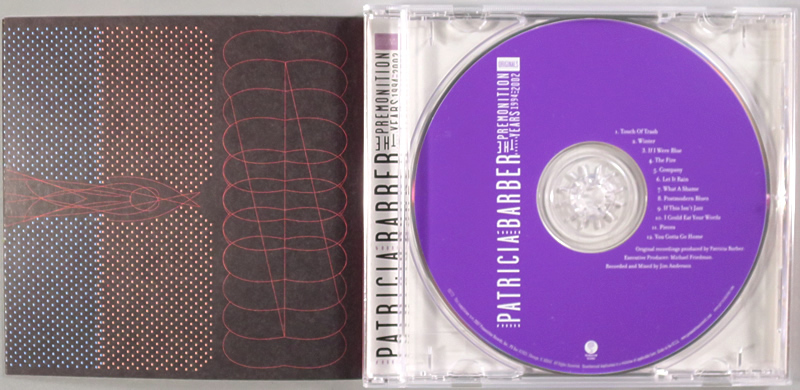 (CD) Patricia Barber [The Premonition Years 1994-2002 Originals] foreign record Premonition Records 90772 Patricia * bar bar 