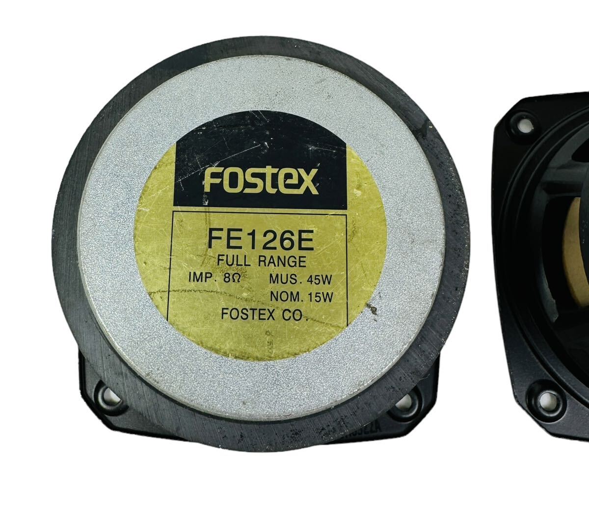 FOSTEX フォステクス FULL RANGE フルレンジ 8Ω 12cm スピーカー ユニット ペア FE126Eの画像9
