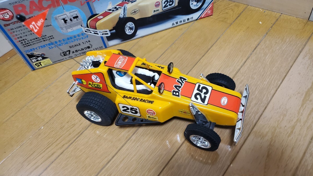 ヨネザワ ラジコン　レーシングバギー 昭和レトロ 当時物 RC　動作未確認品_画像3