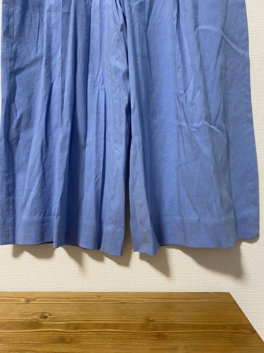 ●3-147 DIANE VON FURSTENBERG ダイアンフォンファステンバーグ パンツ ワイドパンツ 水色 ブルー レディース 女性用タグ付き_画像3