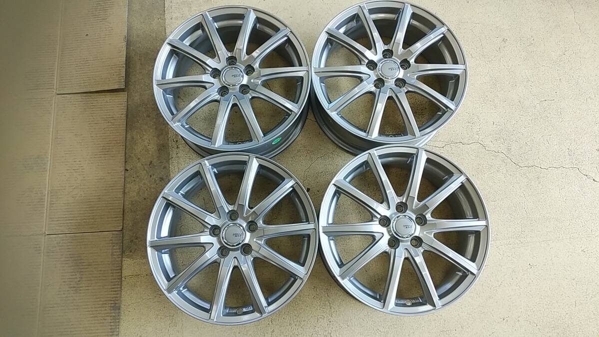 中古アルミホイール【SIBILLA GS-5】【16×6J +45 100-5穴】4枚